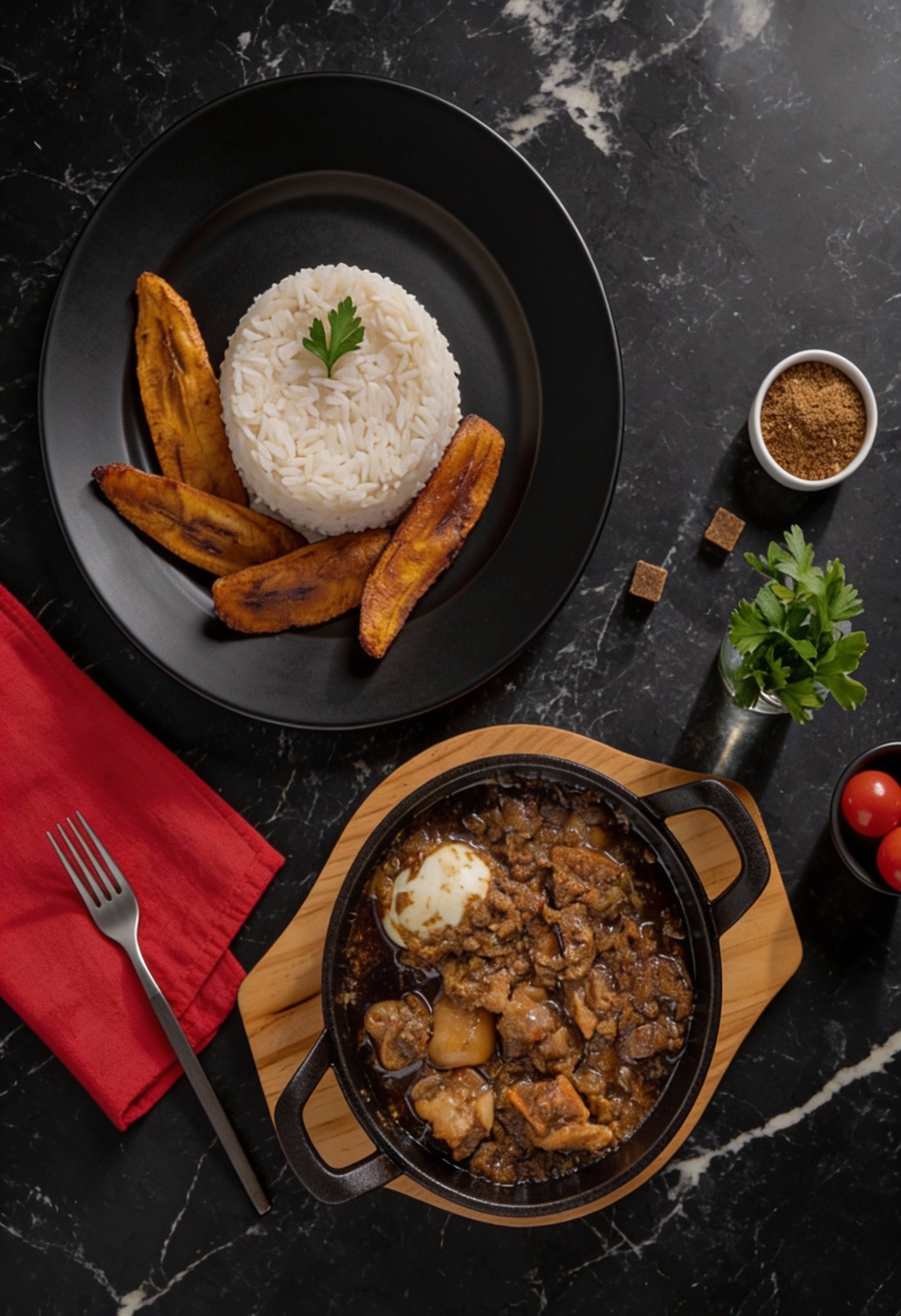 White Rice & Ayamase Special